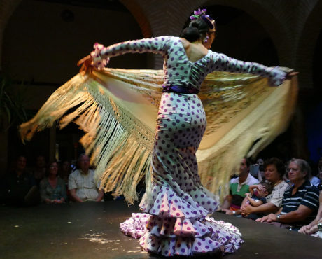Bailaora de flamenco