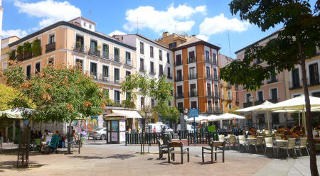 Malasaña neighborhood in Madrid