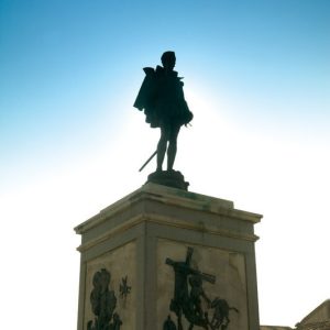 Alcala de Henares, Cervantes Statue
