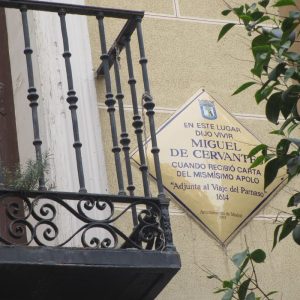 Calle Cervantes Madrid