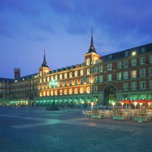 Plaza Mayor Madrid at Night