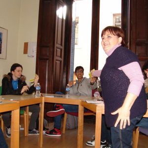 Spanish classes with the teacher Cristina Hernández
