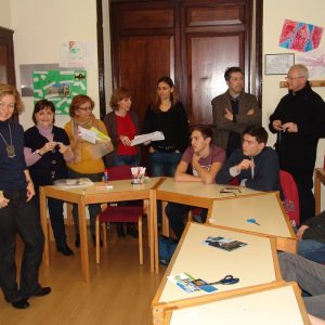 Spanish group with Begoña