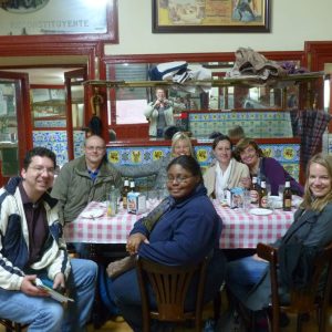 Teachers in a bar, TANDEM Madrid